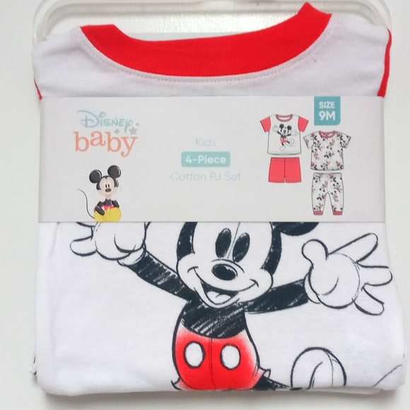 Disney Baby Mickey Mouse 18 months 4-Piece PJ Set BG920 - Picture 1 of 6